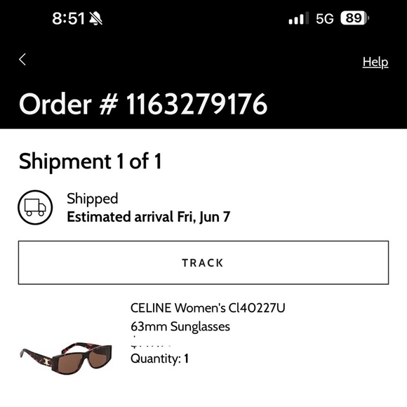 Celine pink tortoise sunglasses - Picture 7 of 7